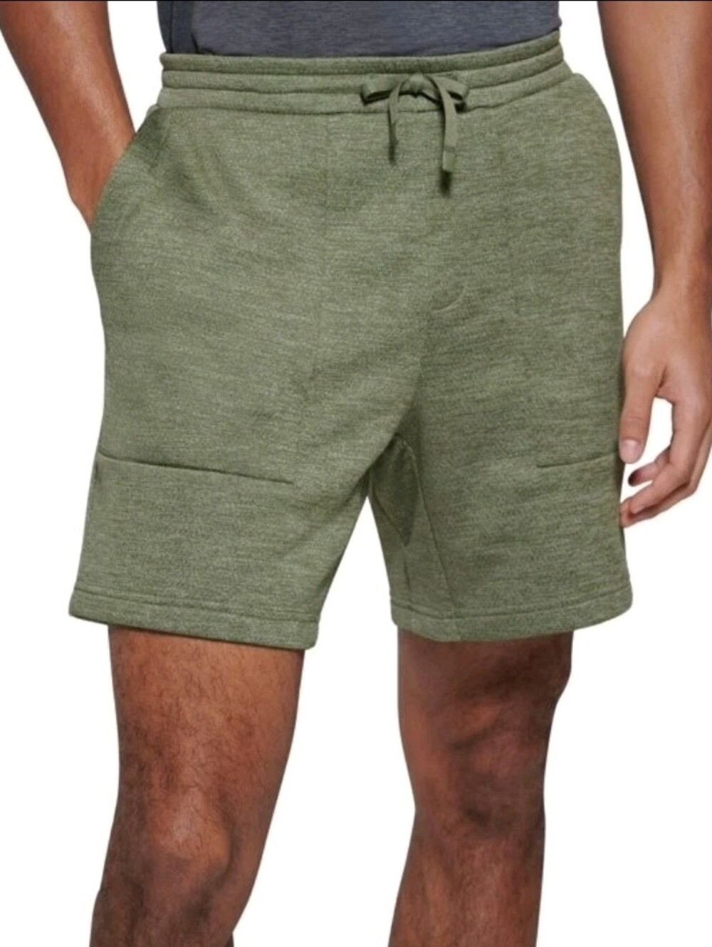 NWT-Bass Outdoors Men's Porter Fleece Shorts-Large